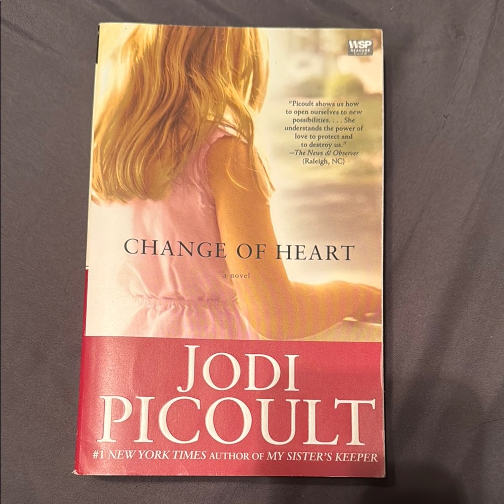 Jodi Picoult 'Change of Heart' Hardcover Book